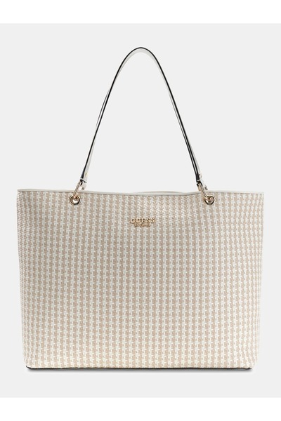 Guess Mirema Straw Shopper Bag