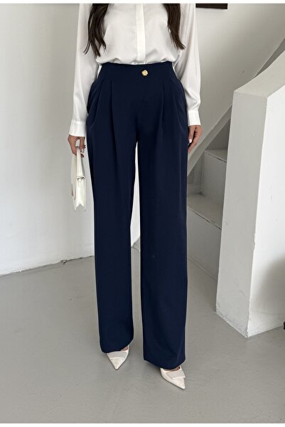 Nadrina Düğmeli Pantalon