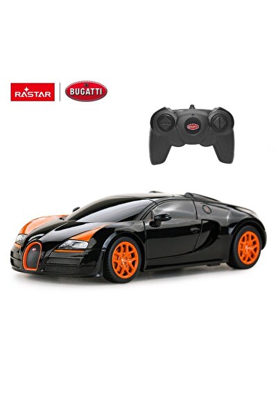 JollyMag MASINA CU TELECOMANDA BUGATTI GRAND SPORT VITESSE NEGRU CU SCARA 1 L...