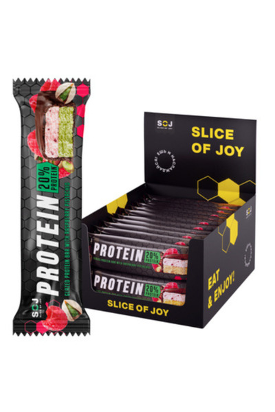 SOJİ (كرتون 20 حبة) سناك SOJ بروتين بار سيريل ،بدون اضافة سكر، خالى من الجلوت...