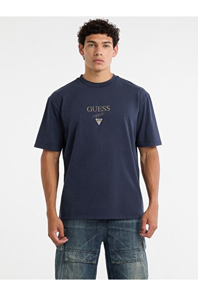 Guess Logo Patterned T-Shirt