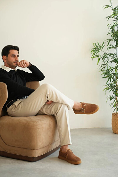 Zerenyus Zrk-Kx1 Tan Fur Daily Men's Casual Shoes