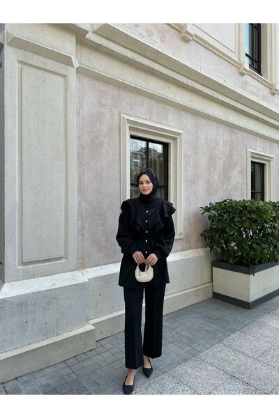 allwear Neva Takım – Modern Double Hijab Set