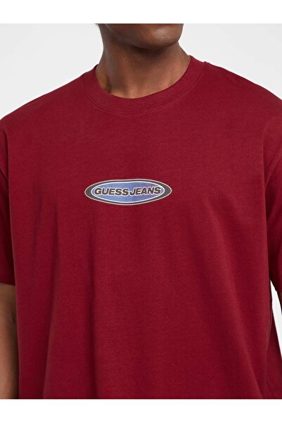 Guess Logo Patterned T-Shirt