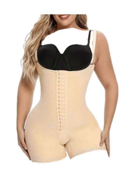 VEYA Body sculpting compression garment with 3 front clips for control and compression after childbirth and other occasions