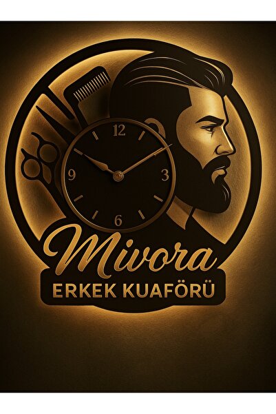 Mivora Shop Duvar saati kuafor2