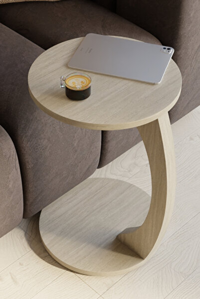 eda hacıoğlu edam bedding group Tekerlekli C Tasarım Traverten Yan Sehpa Mode...