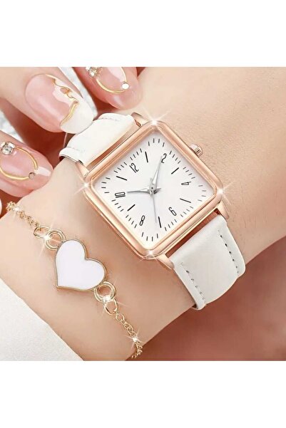 Arvella Takı Kare Saat Seti
