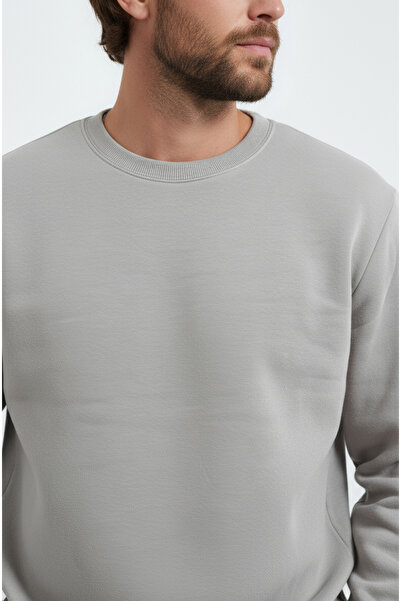 Sizce Moda Erkek Bisiklet Yaka Sweatshirt 3 İplik ( Yumuşacık Kumaş )