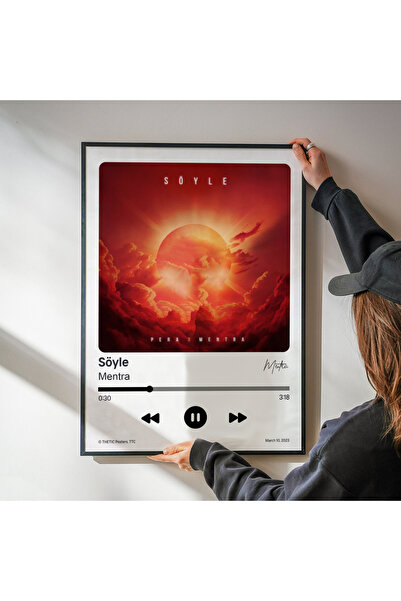 Thetic Mentra - Poster PREMIUM Spotify pentru Colecția Söyle Single - Poster cu melodie!