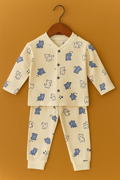 Alkan BEBEK PİJAMA TAKIMI - %100 Pamuk - Pijama Takımı - UZUN KOLLU | 1-2 YAŞ, 2-3 YAŞ, 3-4 YAŞ