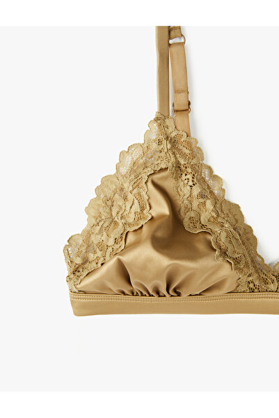 Koton Бюстгальтер без кісточок, без наповнювача, з мереживними деталями