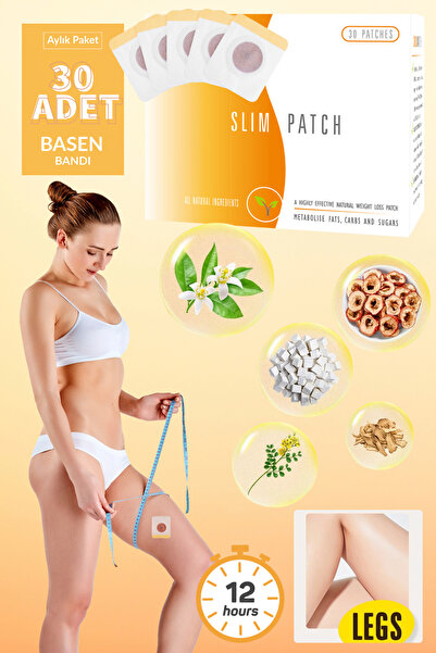 Slim Patch 30 Adet Basen Bandı , Basen Bölgesi İçin Özel Formülize Edilmiş Ya...