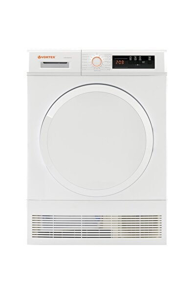 Vortex Uscator de rufe VUR7CWH01V, Condensare, 7 kg, 15 programe, Clasa B, alb