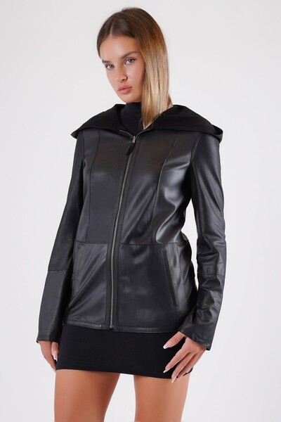 Leather Club Black Double-Sided Genuine Suede Leather Jacket
