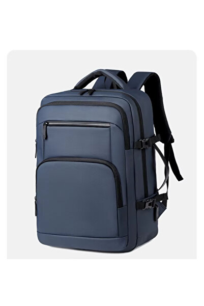 FASHION حقيبة كمبيوتر محمول خفيفة الوزن 4001BLUE للسفر والأعمال بسعة كبيرة