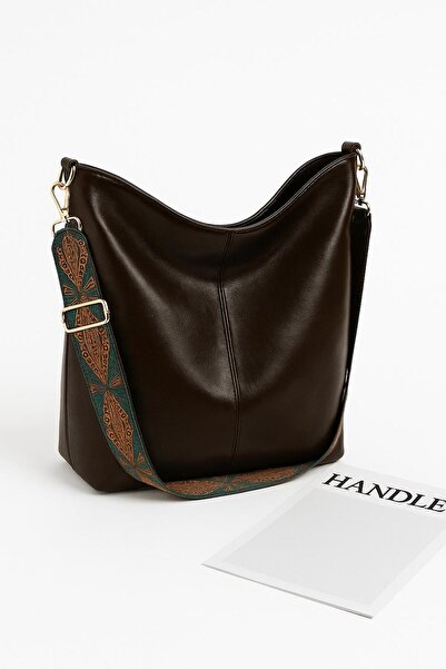 Handley Geantă de umăr casual cu curea de coloană de lux