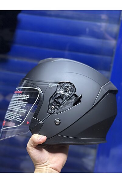 Palas Motor YARIM ÇENESİZ KASK - GÜNEŞ GÖZLÜKLÜ - İNTERKOM UYUMLU MOTOSİKLET KASKI / FİYAT ÜRÜNÜ