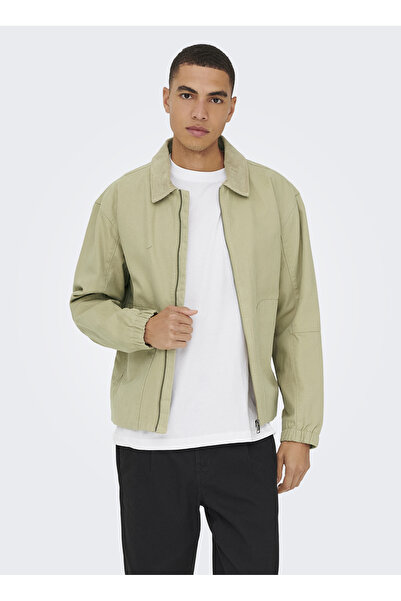 Only & Sons Normal Krem Erkek Ceket ONSERIK COTTON JACKET OTW