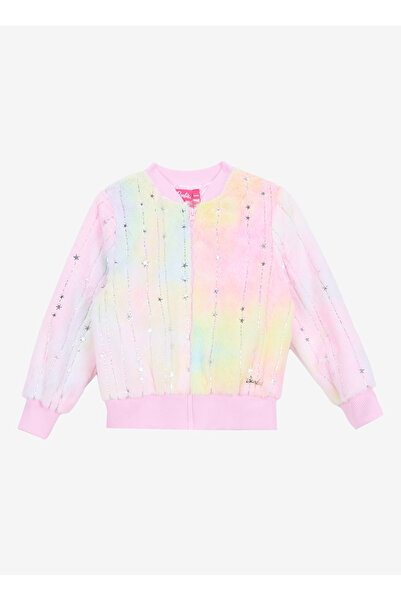 Barbie Fermuarlı Yaka Çok Renkli Kız Çocuk Sweatmont BRB5WG-SWT6200