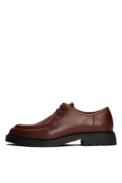Tommy Hilfiger Kahve Erkek Klasik Ayakkabı HILFIGER COMFORT LWT LTH MOC TOE