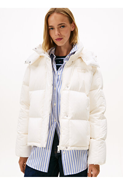 Tommy Jeans Beyaz Kadın Mont DW0DW21623YBH