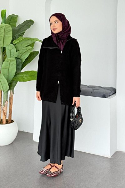 Şulemoda Giyim Thessaloniki Side Zipper Tunic Black