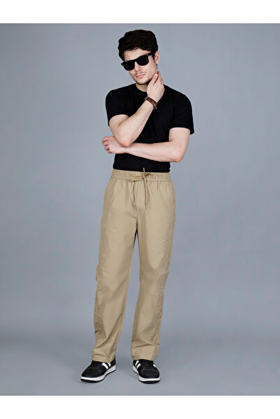 Fort Collins By Styli Men Relaxed Fit Pants with Drawstring