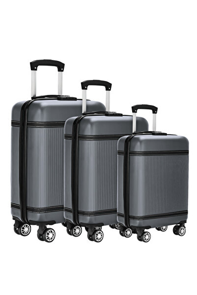 Wemart مجموعة حقائب سفر من 3 قطع، حقيبة سفر صلبة بقفل إدارة أمن النقل (TSA) مع عجلات عالمية، مصنوعة من مادة ABS، حقيبة سفر متينة قائمة