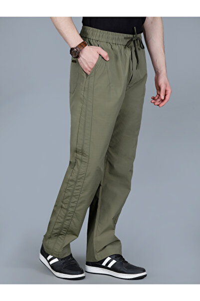 Fort Collins By Styli Men Relaxed Fit Pants with Drawstring