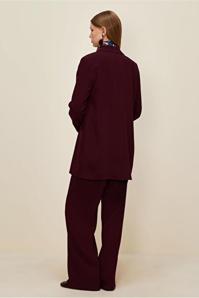 Alvina Kruvaze Collared Pants Suit 30543