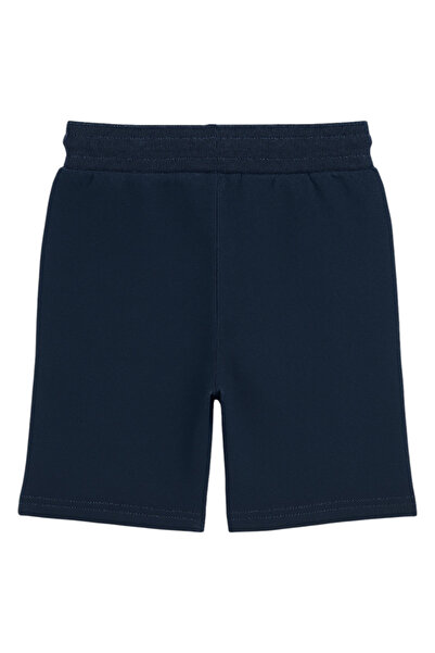 Victor and Jane By Styli Teens Navy Blue French Terry Shorts