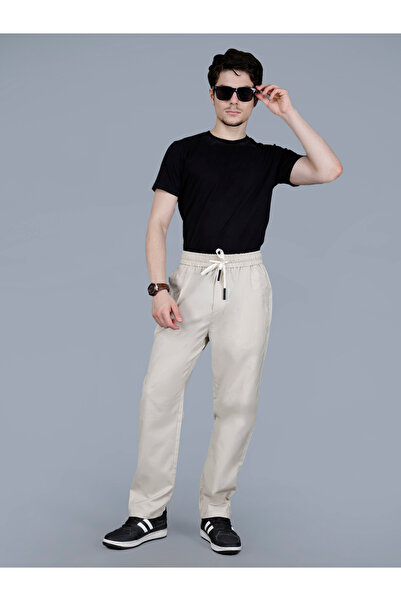 Fort Collins By Styli Men Relaxed Fit Drawstring Pants