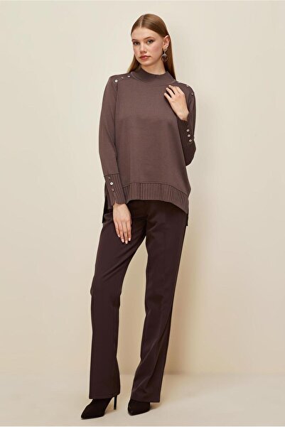 Alvina Button-Detail Knitwear Sweater 45879
