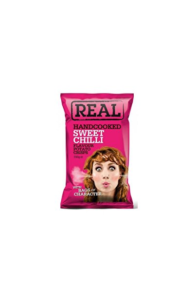 REAL CRISPS فلفل حلو حار 150 جرام × 10