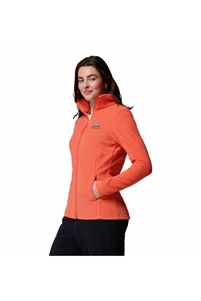 Columbia Kadın Marka Logolu Full Fermuarlı Kışlık Kullanıma Uygun Turuncu Polar 1938041864 864