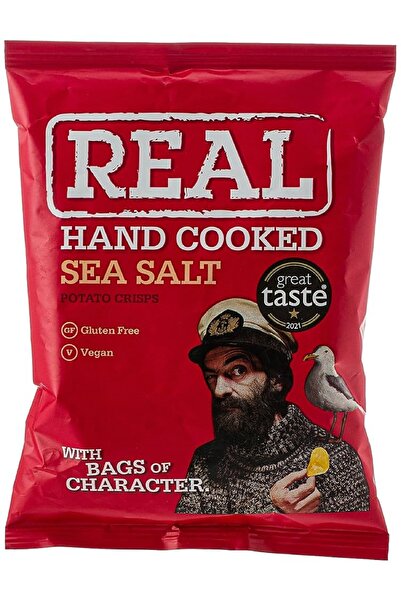 REAL CRISPS ملح البحر 35 جرام × 24