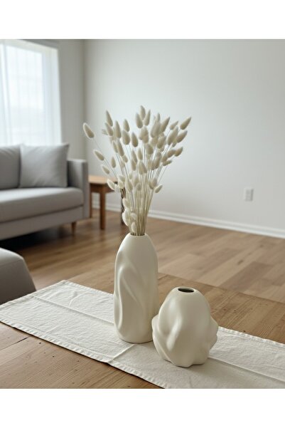 DOAHOMECONCEPT 2'lİ Dalgalı Vazo Seti