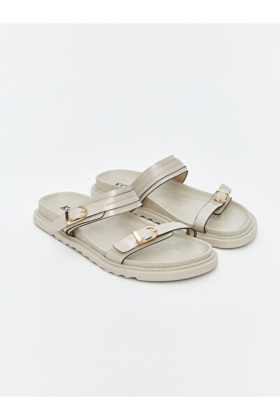 LC Waikiki KOOR Deri Görünümlü Kadın Terlik