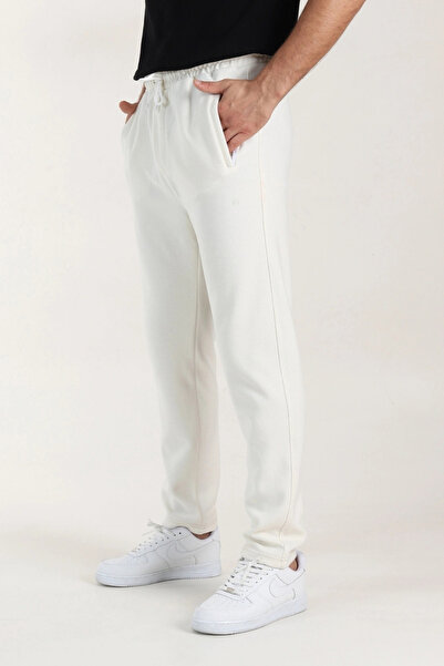 EXSPORT Thessaloniki Cotton Winter Ribbed Straight-Leg Sweatpants
