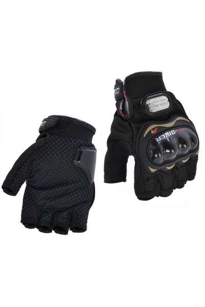 ProBiker Mănuși fără degete Pro Biker (culoare neagră)