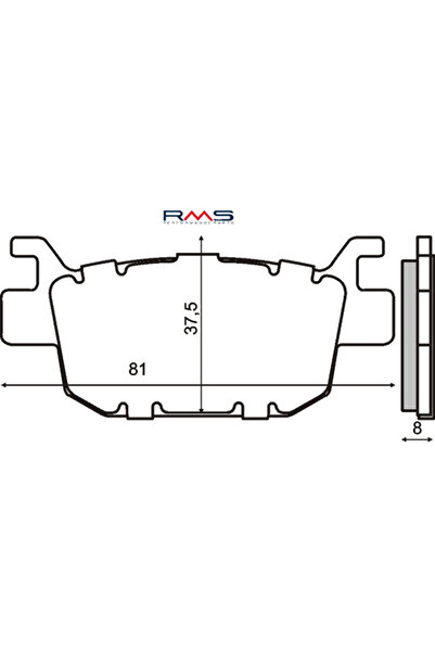 RMS Plăcuțe de frână Honda SH 300cc