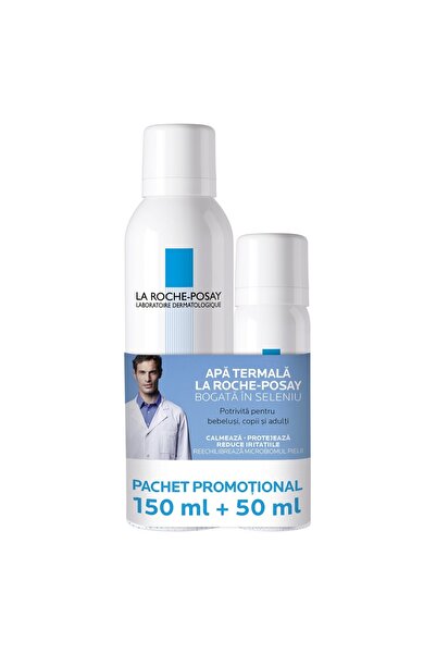 La Roche Posay Συσκευασία ιαματικού νερού με καταπραϋντική και προστατευτική δράση, La Roche-Posay, 150 ml + 50 ml