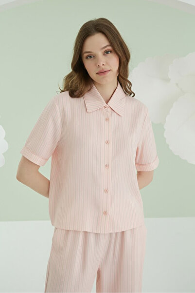 NBB Pink Striped Pajama Set