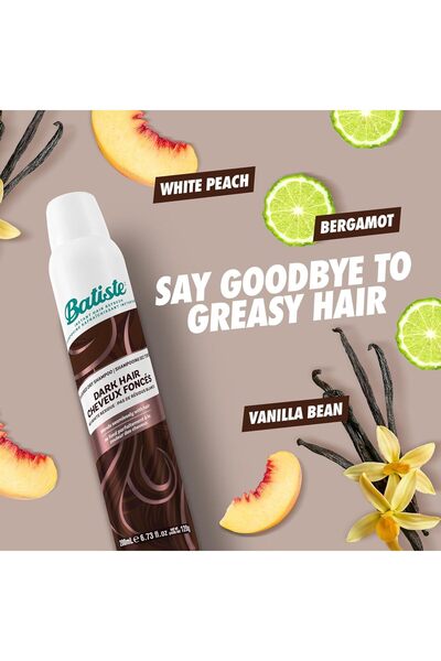 Batiste Dry Shampoo, Touch of Colour for Dark Hair, 120 g