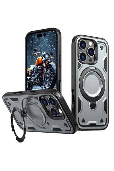 XLogiX جراب ArmourX Series Armoured لهاتف iPhone 16 Pro - رمادي