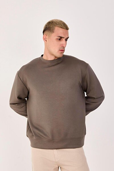 Store 100% Cotton Men's Sweatshirt Thick Fabric Long Sleeve