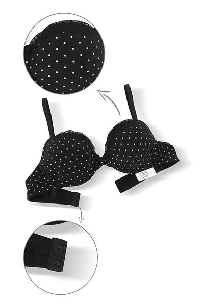 Wonna Alba Cotton Printed Unpadded Maximum Grip and Seamless Form - 2742 - Ecru Black