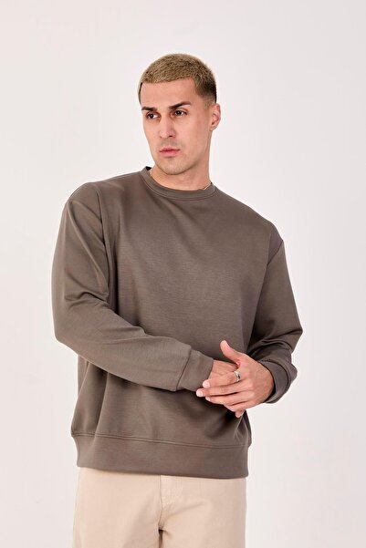 Store 100% Cotton Men's Sweatshirt Thick Fabric Long Sleeve