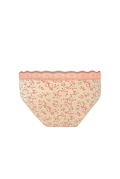 Wonna Set of 2 Cotton Soft Printed Panties - Ecru-Tan-S